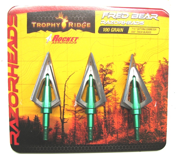 foto V�prodej! P��SL/TR AT6100 HROTY RAZORHEADS 100 (3 ks v setu)